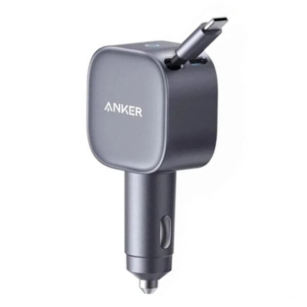 Anker Nano Car Charger 75W,USB-C Port, Built-In
