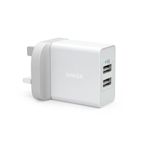 Anker - Charger - 24W - 2 ports USB - White
