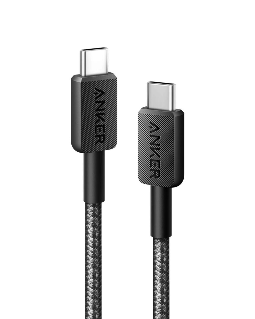 Anker 322 USBC to USBC Cable (3ft, Nylon) Black