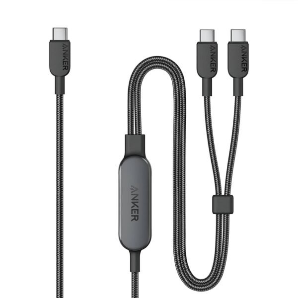 Anker 2-in-1 USB-C to USB-C Cable (4 ft,  140W) B2B - UN