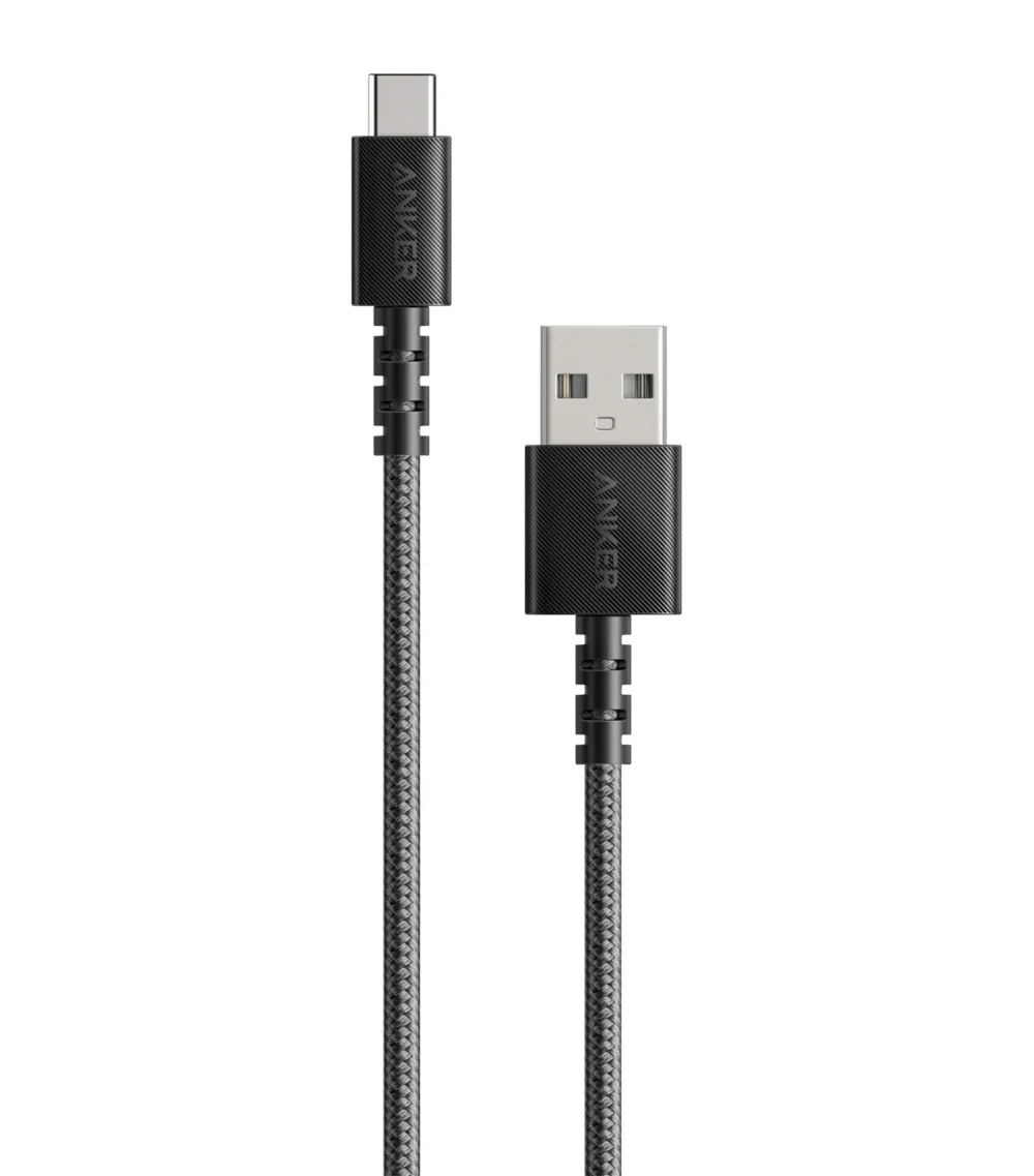 Anker - Cable - PowerLine Select+ USB-C to USB-A - 3ft - Black