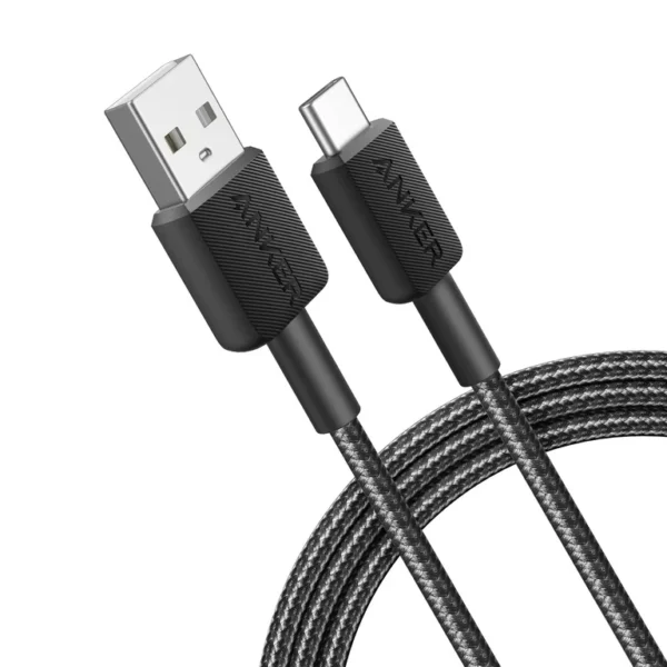 Anker 322 USBC to USBC Cable (6ft, Nylon) Black