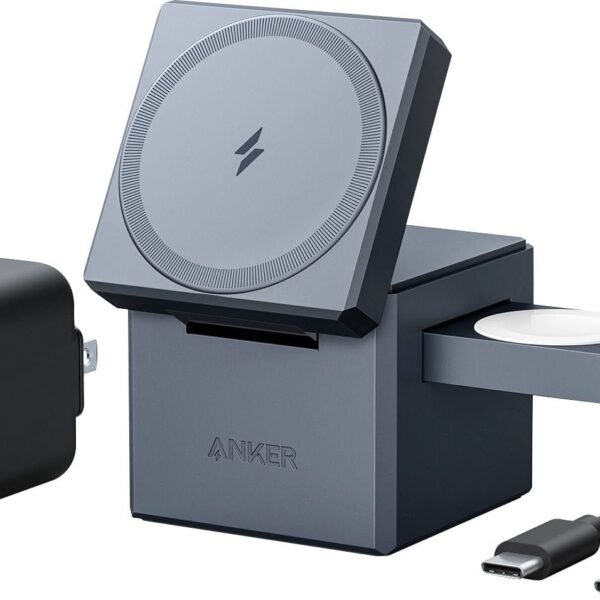 Anker Anker 3-in-1 Cube with MagSafe B2B - Gray