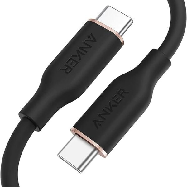 Anker - Cable - PowerLine III Flow - USB-C to USB-C - 3ft - Black