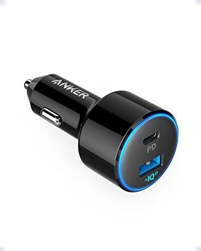 Anker - Car Charger - 35W - 2 Ports 1-USB-C & 1-USB-A - Black