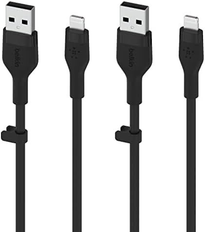 Belkin 2 PK-PVC Lightning to USB-A Cable 1m Dual Black