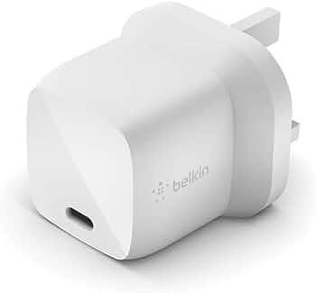Belkin BOOST CHARGE 30W USB-C PD GaN Wall Charger White