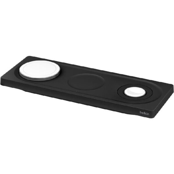Belkin PRO 3-in-1 Wireless Charging Pad with MagSafe for iPhone Apple Watch and AirPods Black