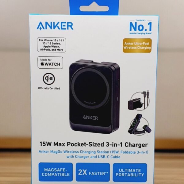 ANKER 15W MAXPOCKET 3IN1 CHARGER