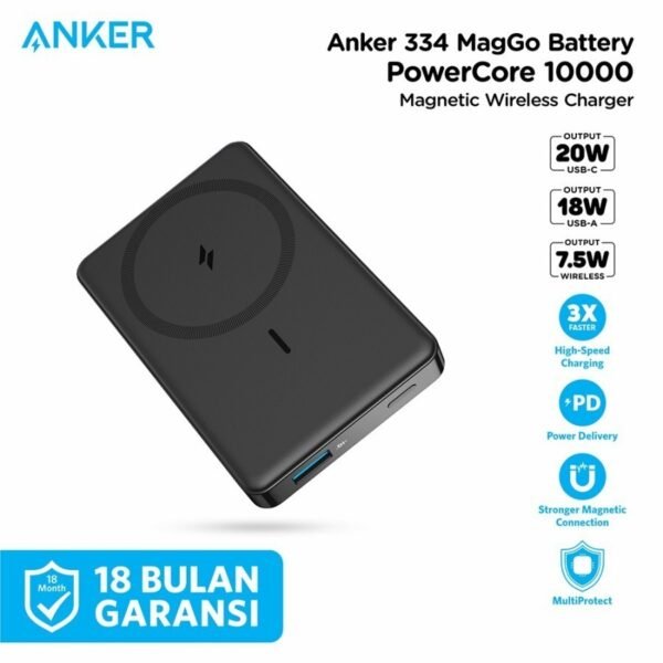 Anker 733 Power Bank B2C – UK Black – kadashonestore