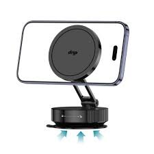 حامل هاتف مغناطيسي بنظام الشفط قابل للتدوير والطي