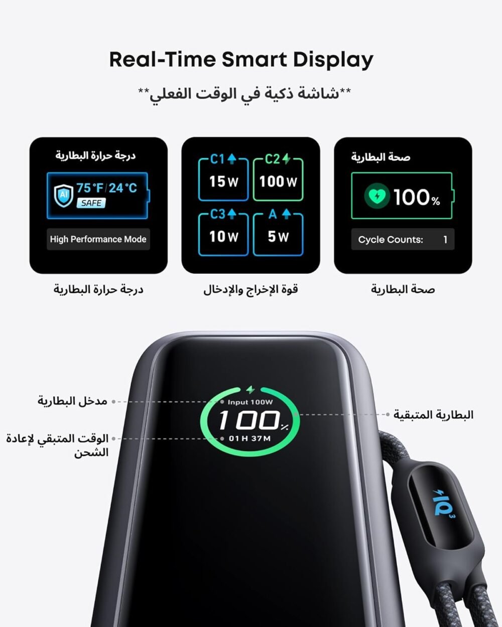 <trp gettext data trpgettextoriginal=6185>باور بانك أنكر 25000مللي امبير Image 4</trp gettext>